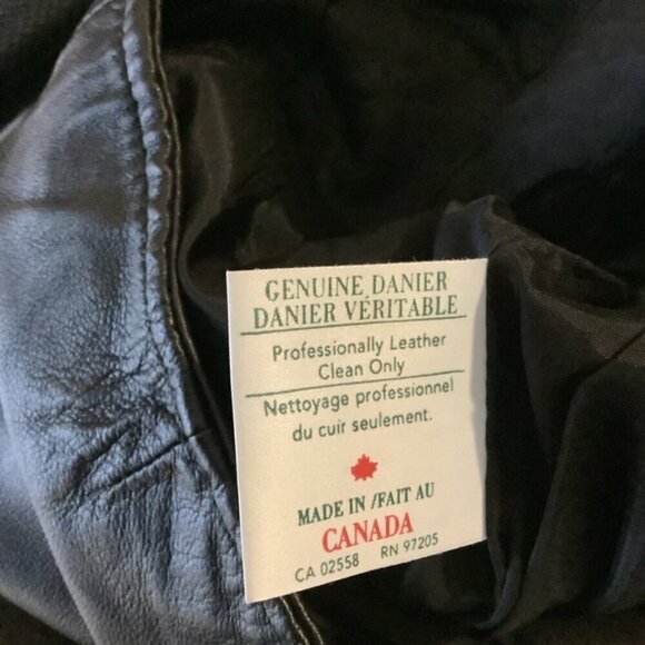 DANIER STRAIGHT BLACK LEATHER MOTO PANTS 4 - Picture 7 of 9